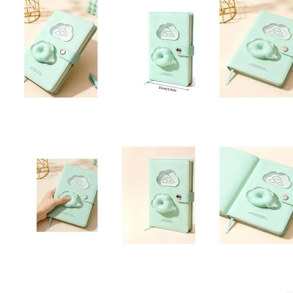 Cuaderno de escritura gruesa diario forrado para apuntes - imagen 5
