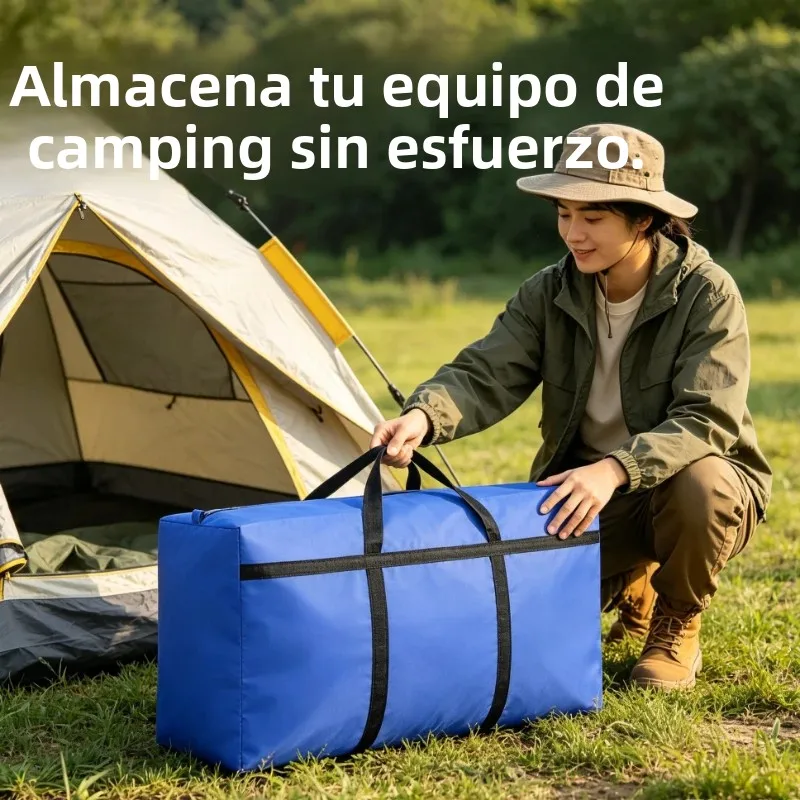 Bolsa impermeable de lona Oxford ultraligera para acampar y viaje - imagen 4