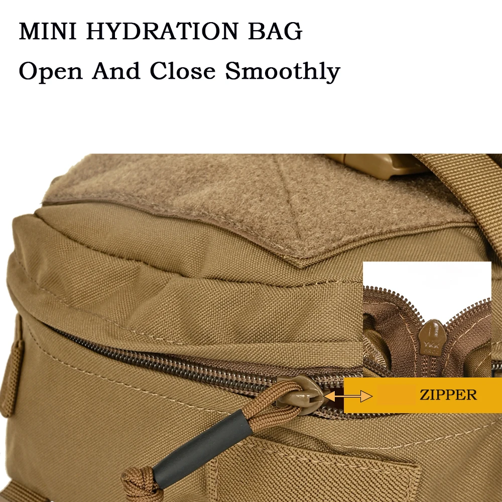 Mini Bolsa de Hidratación con Mochila Táctica - imagen 4
