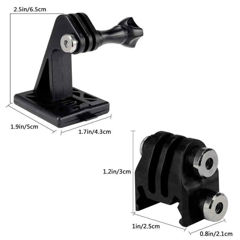 GoPro adaptador soporte Picatinny para casco, riel airsoft cámara - imagen 5