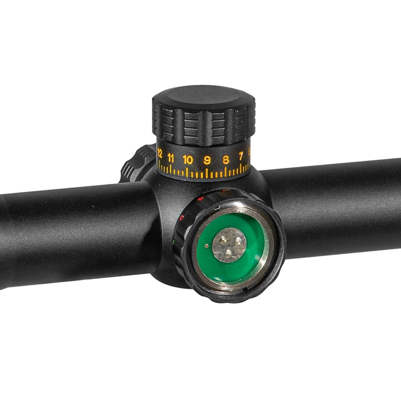 NSIRIUS Gold mira telescópica de caza retícula iluminada roja y verde - imagen 3