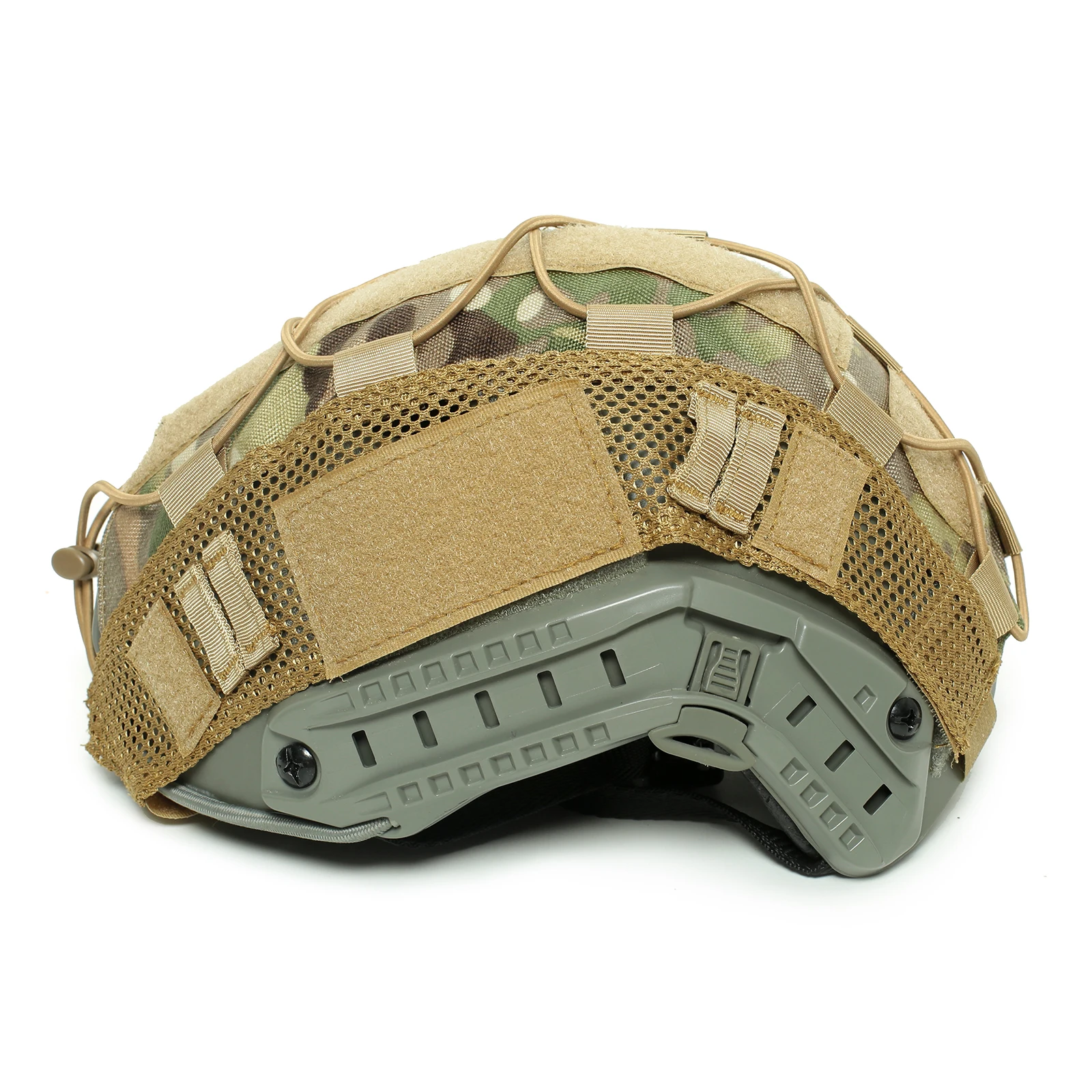 Equipo militar de tiro con acabado camuflado