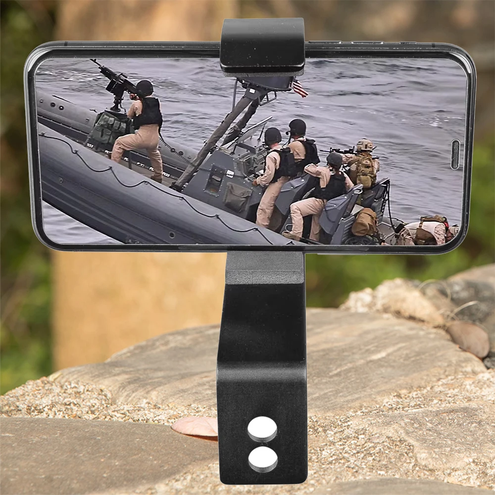FIRE WOLF Adaptador para móvil en mira rifle – Grabación caza táctica - imagen 2