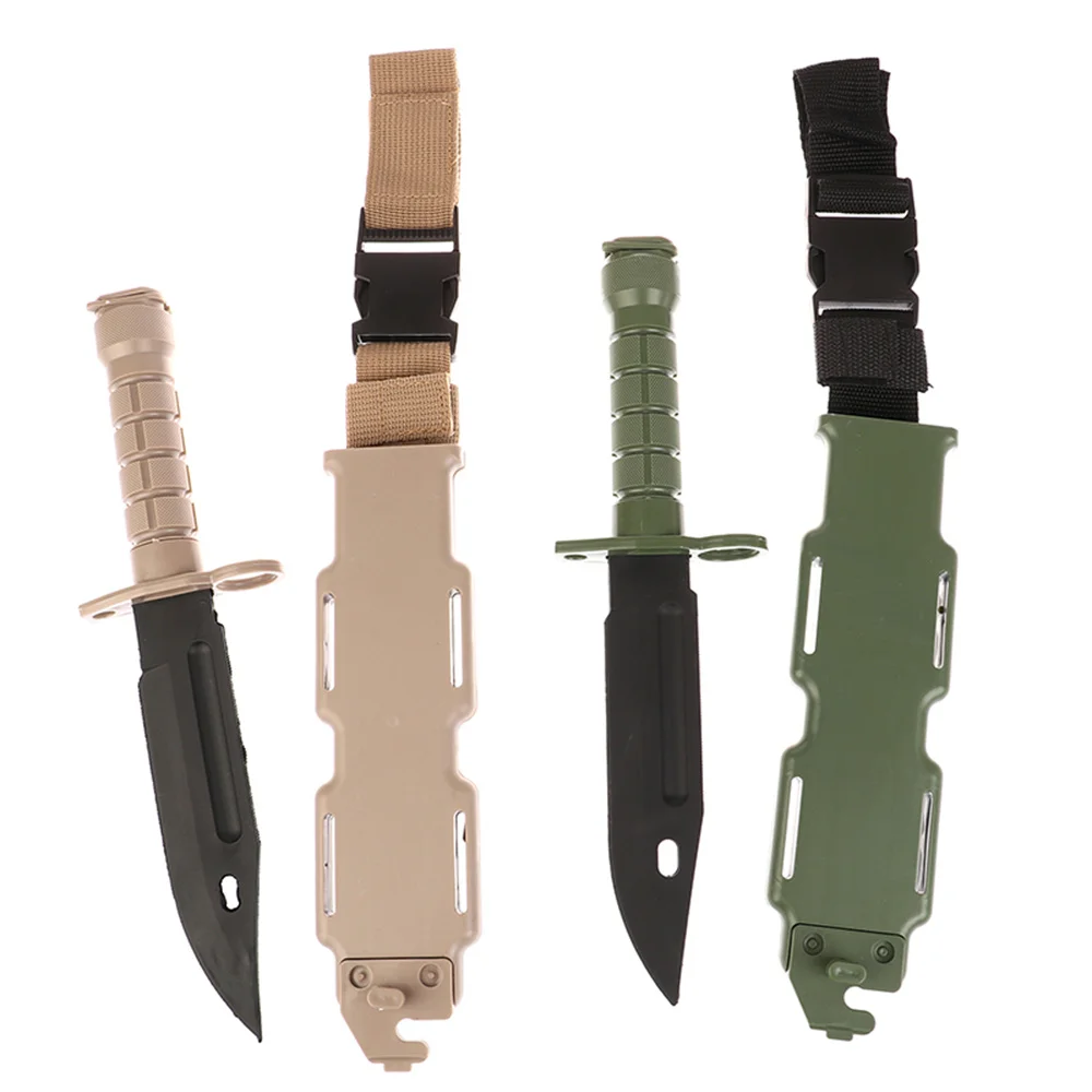 Cuchillo táctico M9 de goma para airsoft y entrenamiento militar - imagen 2