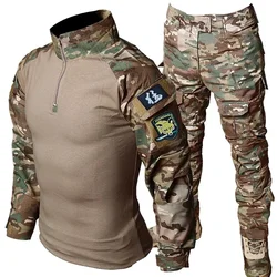Uniforme táctico de caza Multicam transpirable para hombre