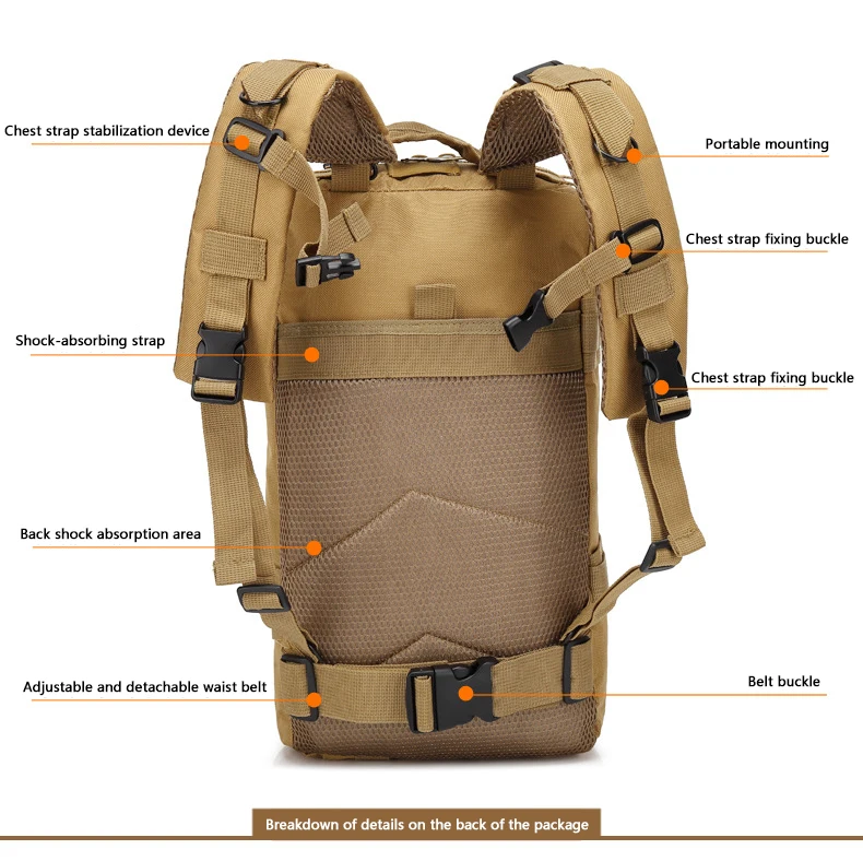 Molle y compatibilidad de accesorios