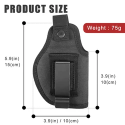 Funda táctica universal IWB/OWB de nylon 1000D ambidiestra