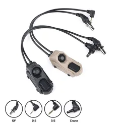 AXON Interruptor de presión táctico para láser y linterna remota