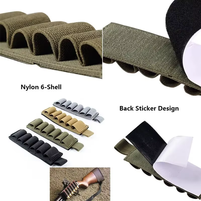 Bolsa táctica MOLLE nailon negra con respaldo de gancho y bucle - imagen 5
