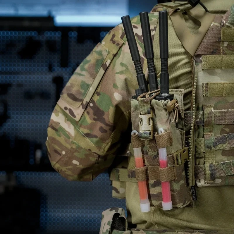 Bolsa radio táctica PRC148/152 con soporte MOLLE MBTR y lateral - imagen 5