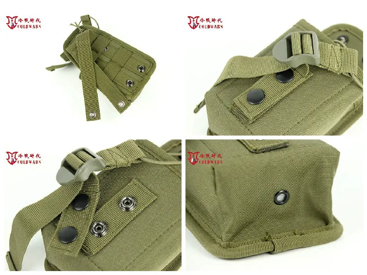 Bolsa táctica para radio en vista lateral