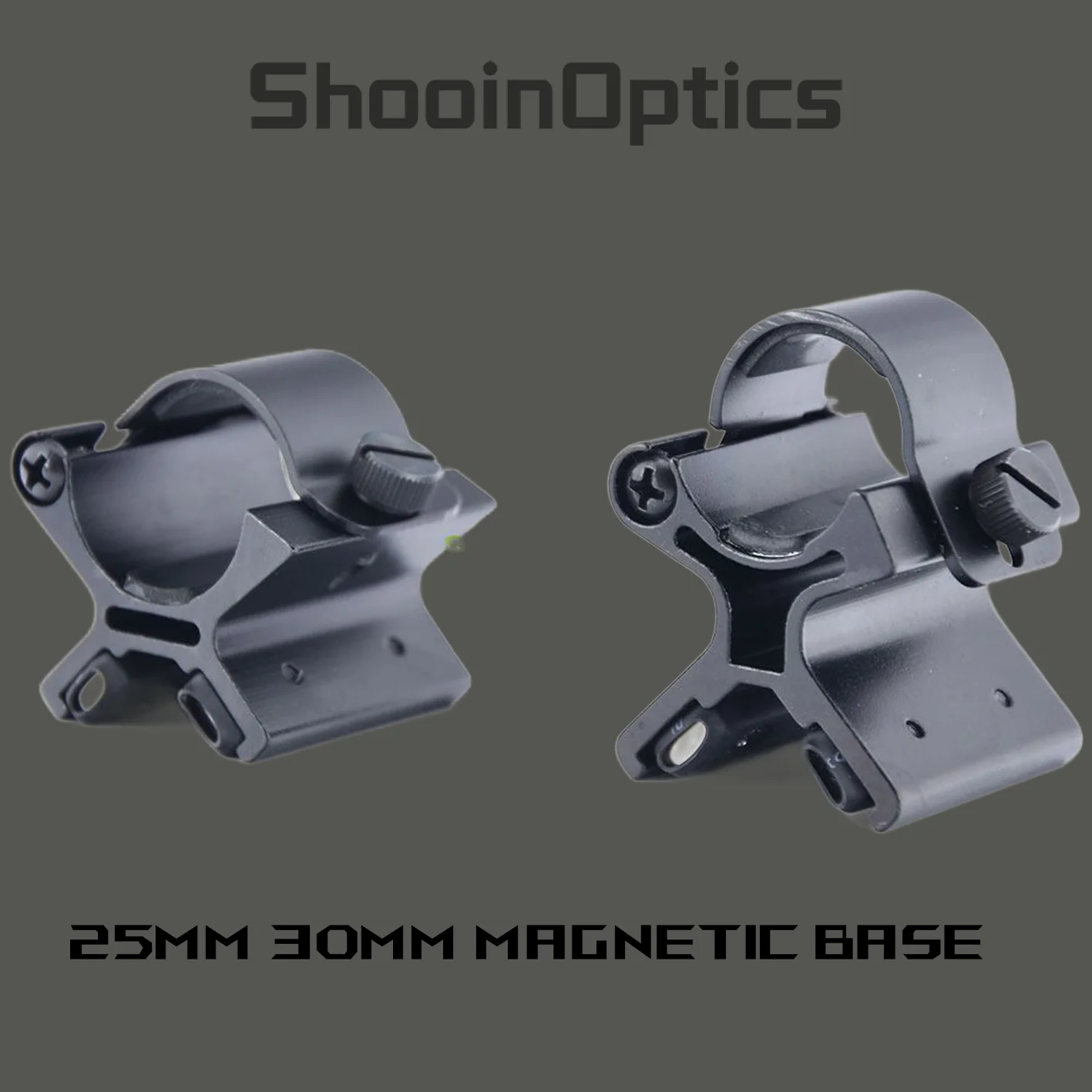 Shooin Optics Visor de punto rojo con linterna y montura magnética - imagen 2