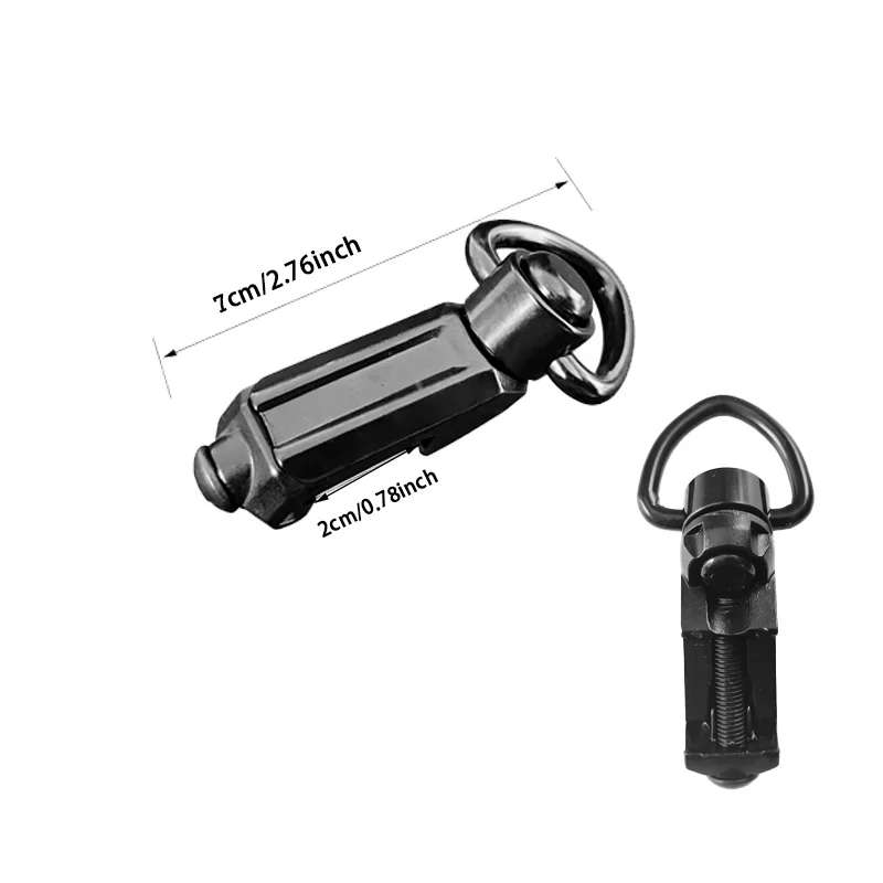 Accesorio QD Picatinny montura giratoria táctica para correa - imagen 4