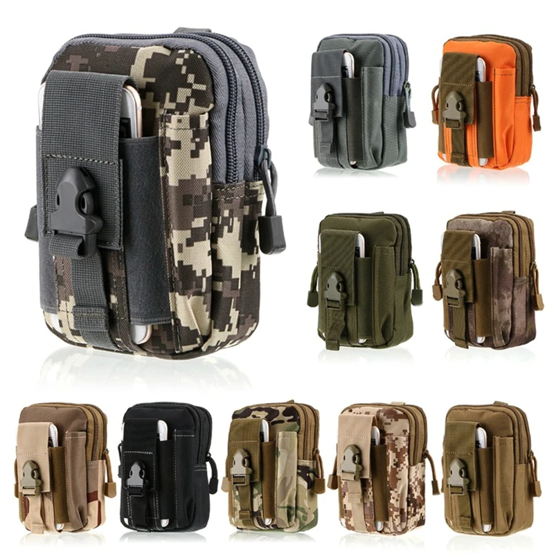 Mochila táctica camuflaje MOLLE de nailon para senderismo y camping