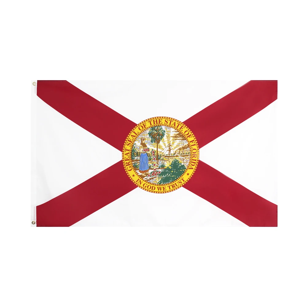 Bandera de Florida FLAGLINK en formato rectangular
