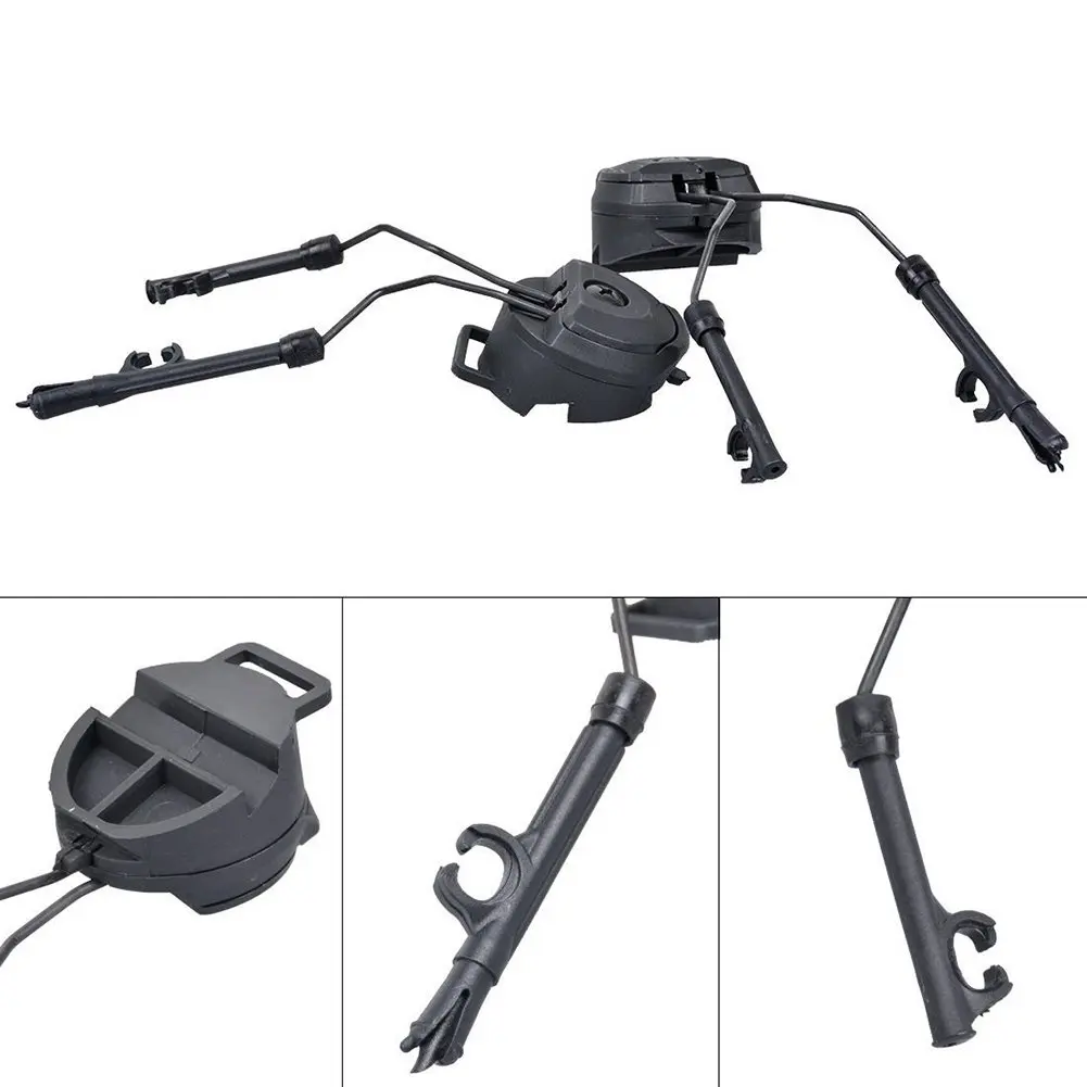 BOOIU Soporte de riel para auriculares - casco táctico, acero inoxidable - imagen 5