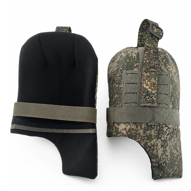 Outdoorvest protección de cuello táctica ajustable para chaleco - imagen 3