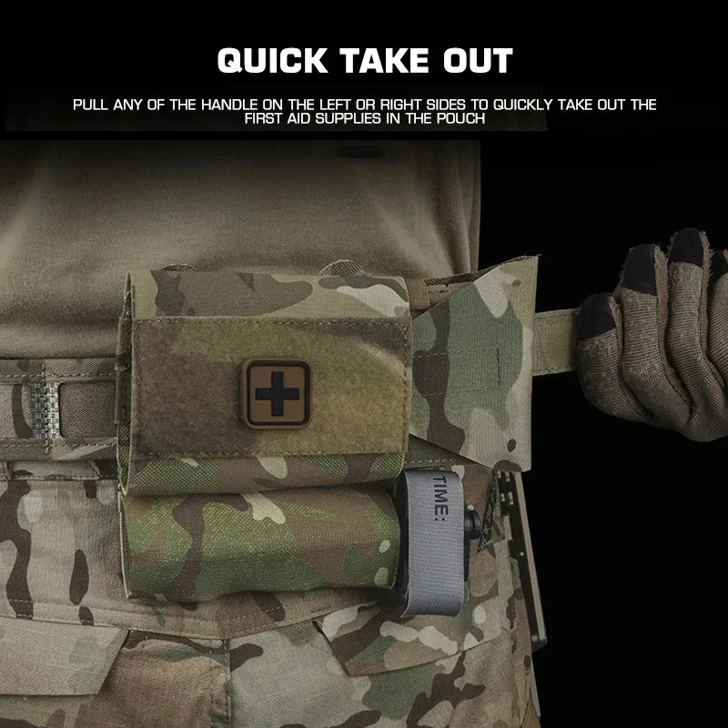 Botiquín táctico MOLLE EDC para caza exterior supervivencia y cintura - imagen 5
