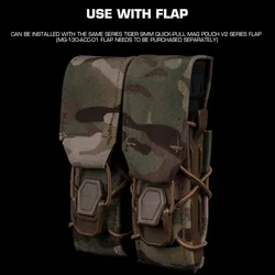 Bolsa para cargadores MOLLE táctica para pistola