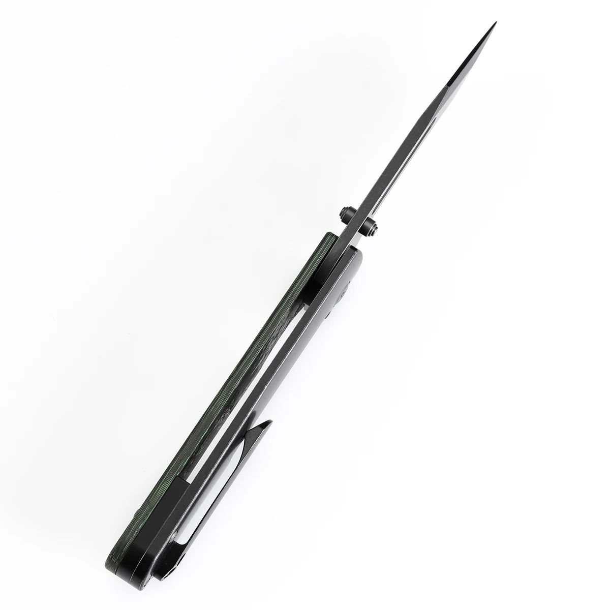 Kansept Superhawk EDC cuchillo plegable de titanio CPM S35VN Damasco - imagen 2
