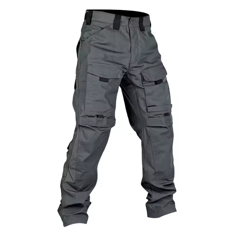 Pantalones tácticos cargo ripstop multi-bolsillos para combate y airsoft - imagen 4