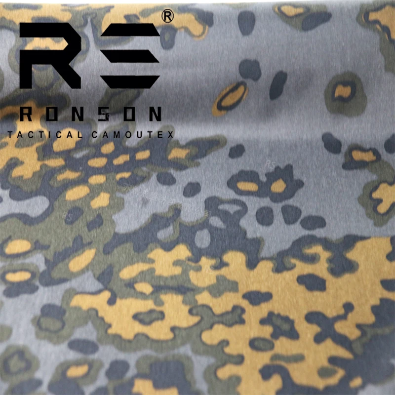 Tela táctica camuflaje hojas roble nylon Oxford para chalecos - imagen 2