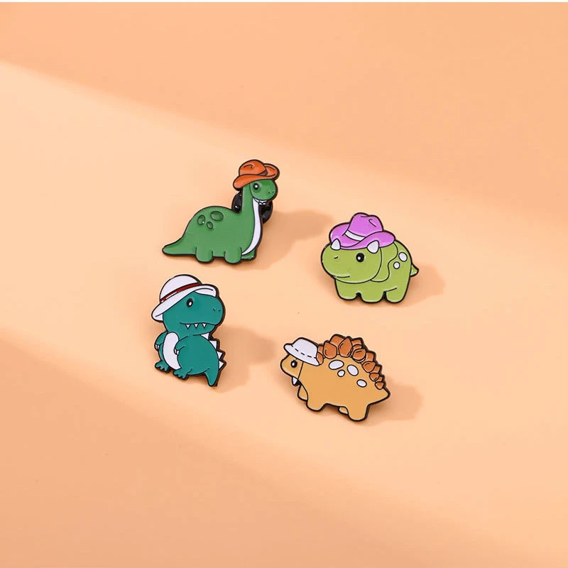 Broche de dinosaurio para combinar