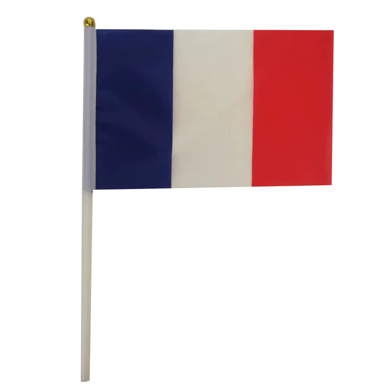 Uso decorativo de las banderas francesas