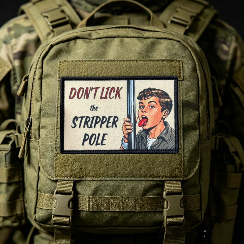 Parche táctico insignia moral estampada con velcro para chaleco