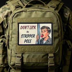 Parche táctico insignia moral estampada con velcro para chaleco