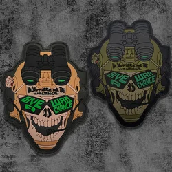 Parche táctico PVC calavera – Insignia adhesiva militar