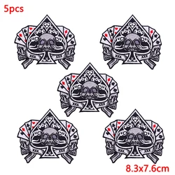 Parche adhesivo punk para ropa y mochila – Pack 5 unidades termoadhesivas