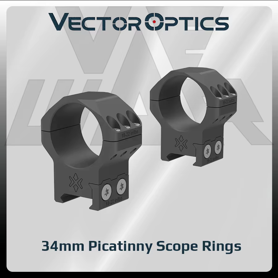 Anillas de montaje Picatinny para mira telescópica táctica caza - imagen 3