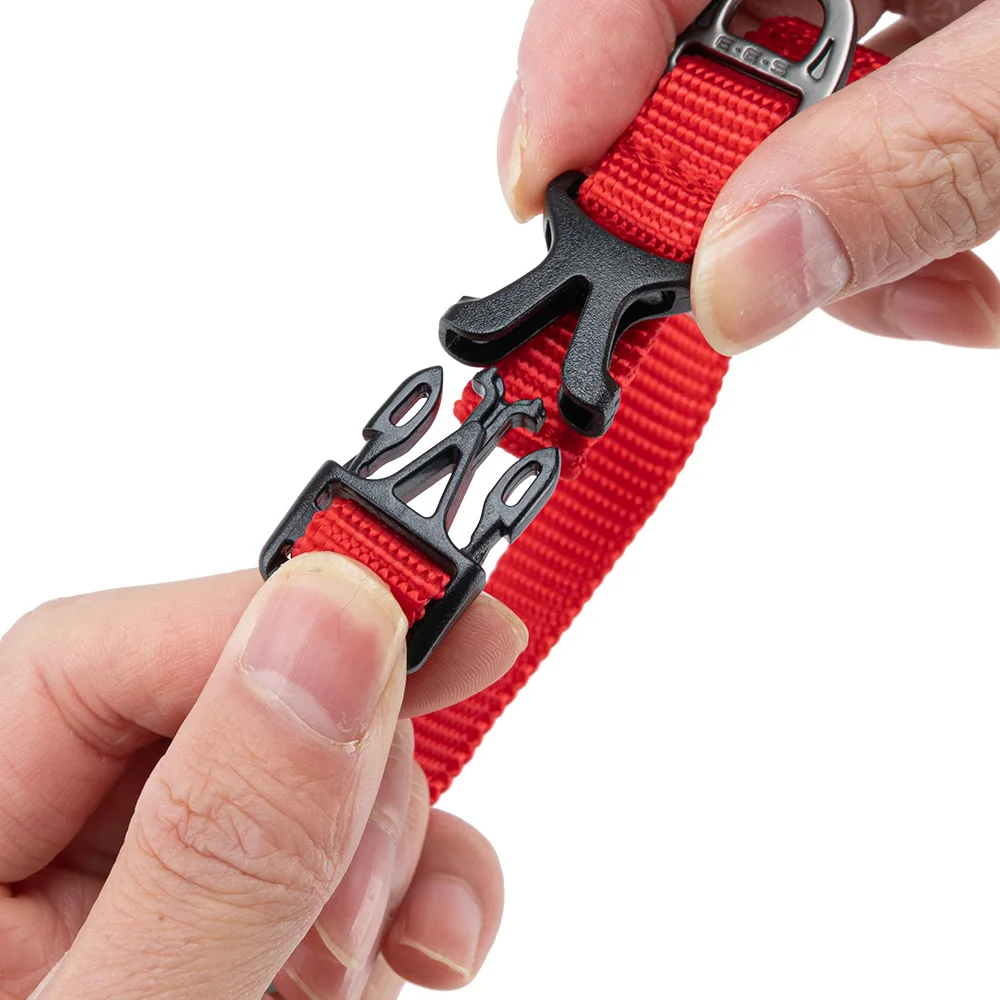 Correa de nailon para perro con collar ajustable y hebilla rapida - imagen 2