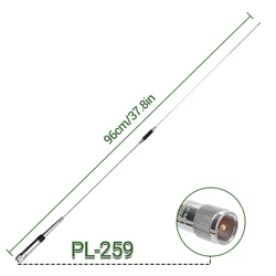 ABBREE AR-770R antena doble banda 144/430MHz para radioaficionado