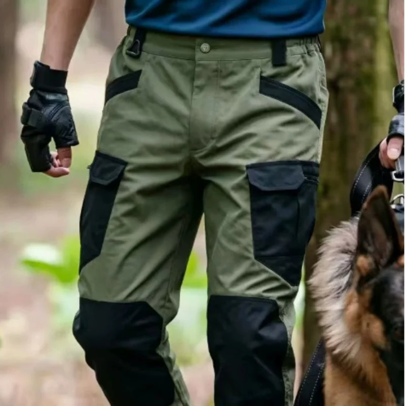 Detalle de los pantalones tácticos IX7 para actividades al aire libre