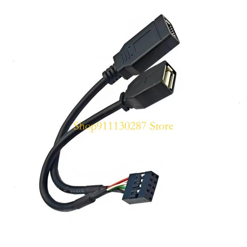 Adaptador USB frontal tipo C - detalle de conectores