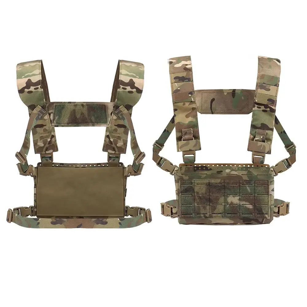 CS MK5 Chaleco táctico MOLLE con placa Micro Fight y portacargadores