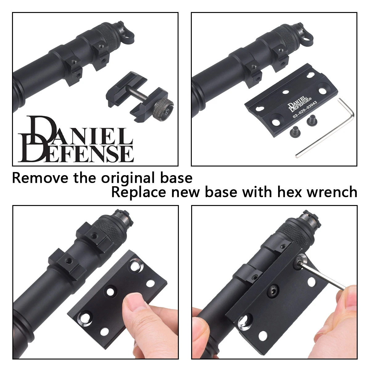 Daniel Defense Soporte Lateral Linterna Táctica M-LOK Keymod
