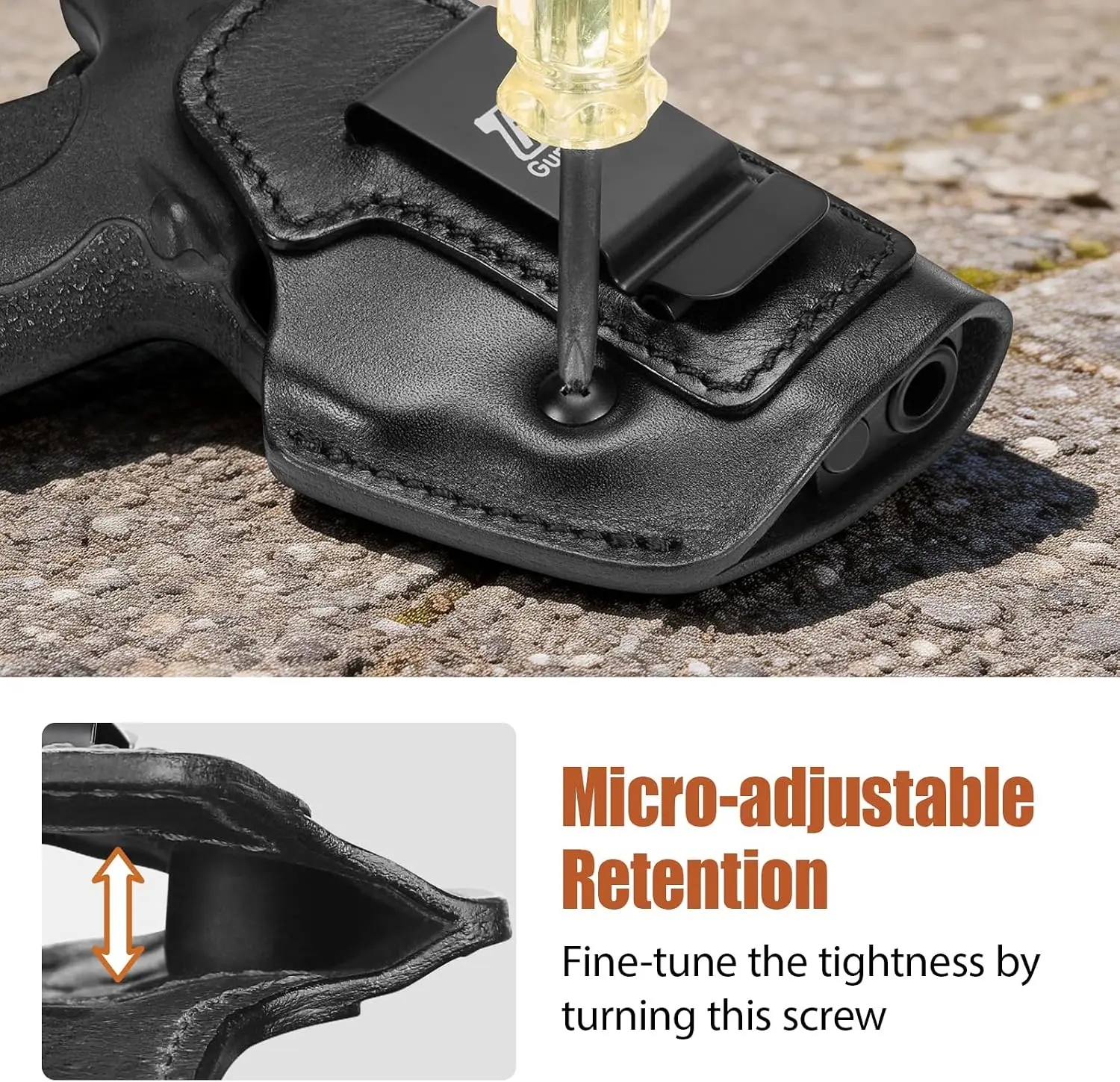 Funda IWB de cuero M&P Shield Plus/M2.0 – Porte oculto diestro - imagen 3