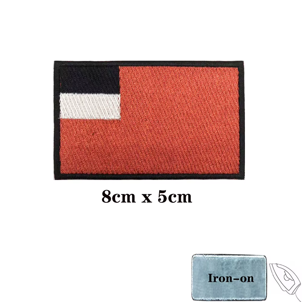 Parche Albania táctico – Bandera bordada con velcro para manga - imagen 3