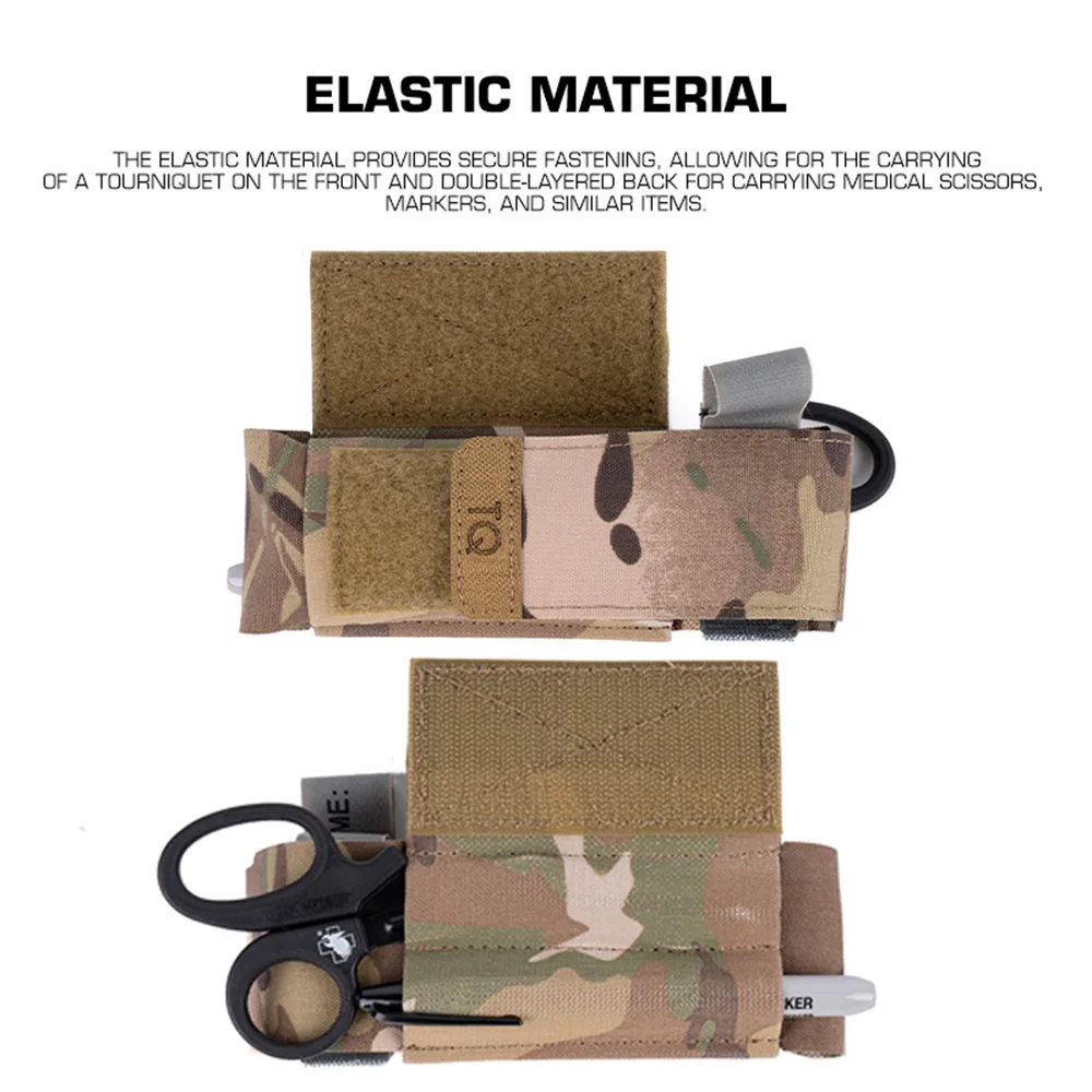 Bolsa táctica MOLLE para torniquete y tijeras de trauma - imagen 5