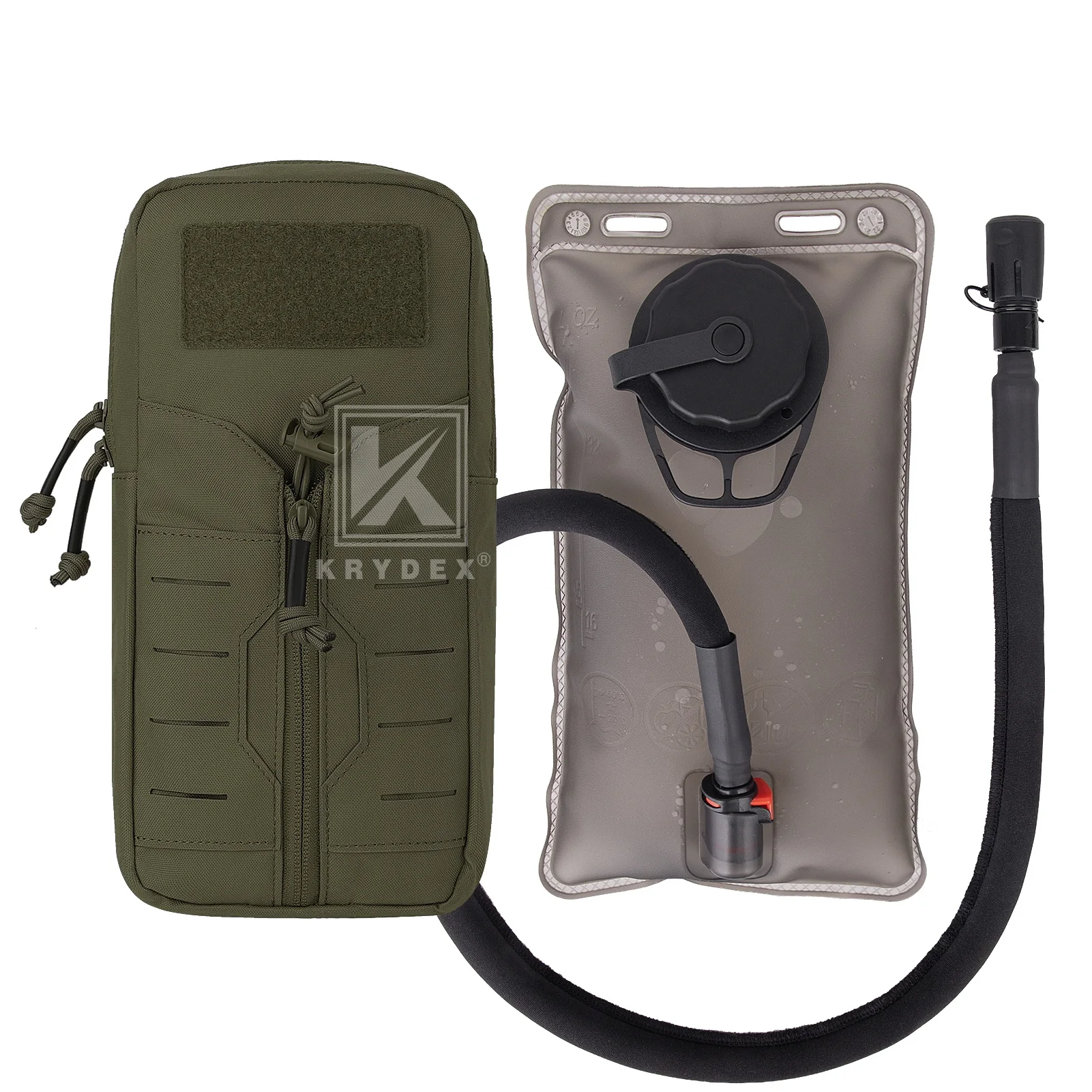 Mochila con sistema de acceso y puerto de manguera