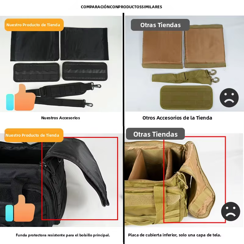 Mochila táctica MOLLE 600D para caza y accesorios para cámara - imagen 2