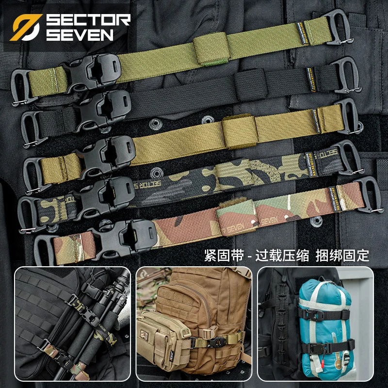 Correa de fijación táctica MOLLE para mochila EDC outdoor - imagen 3