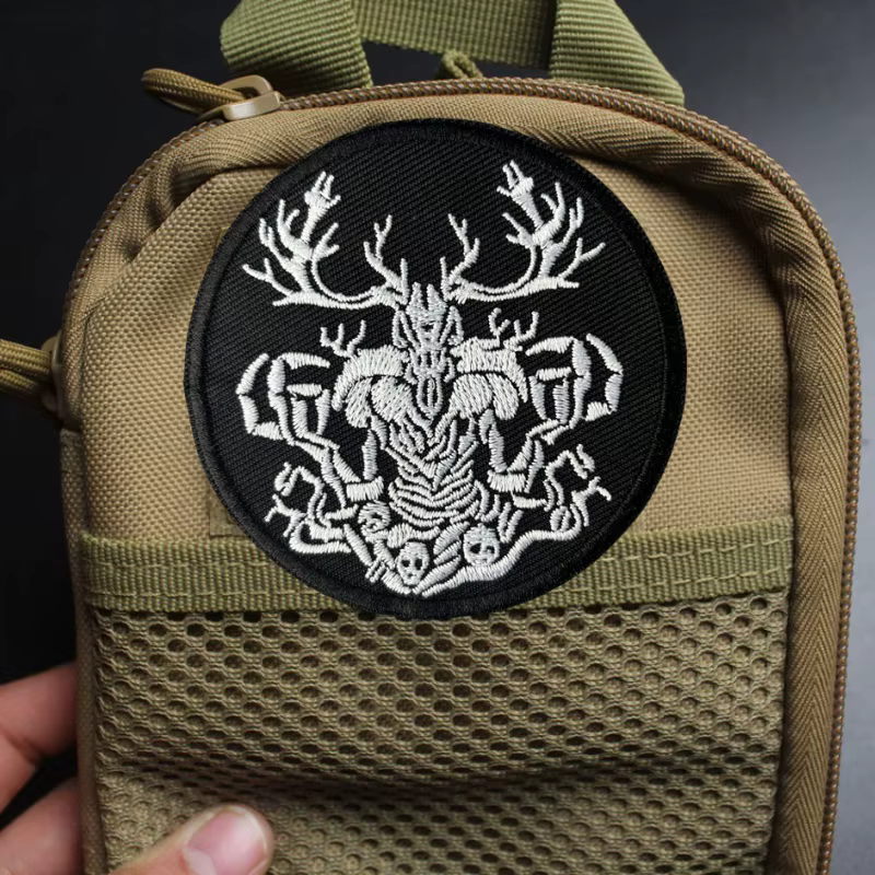 Parche militar bordado dragón – Compatible MOLLE - imagen 3