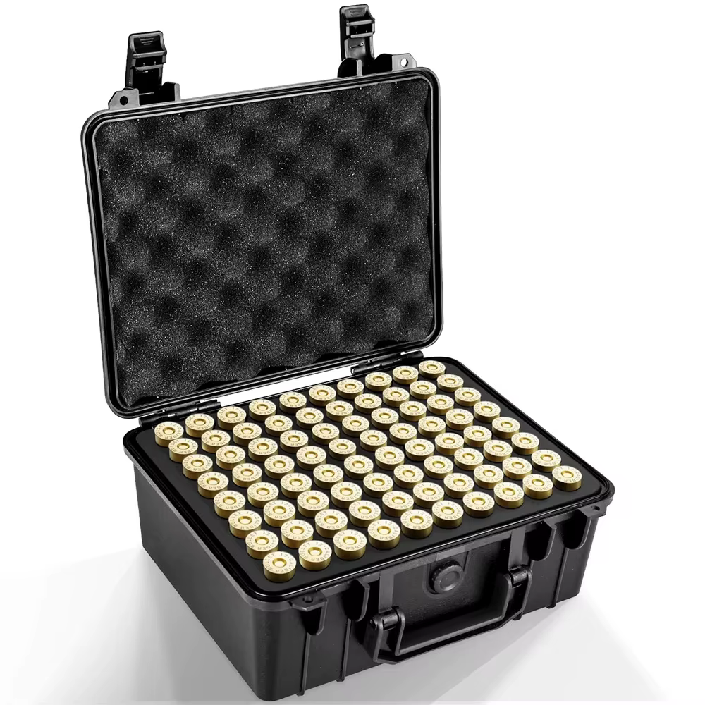 Caja de munición táctica impermeable 80 rondas para 12/20 GA resistente - imagen 5