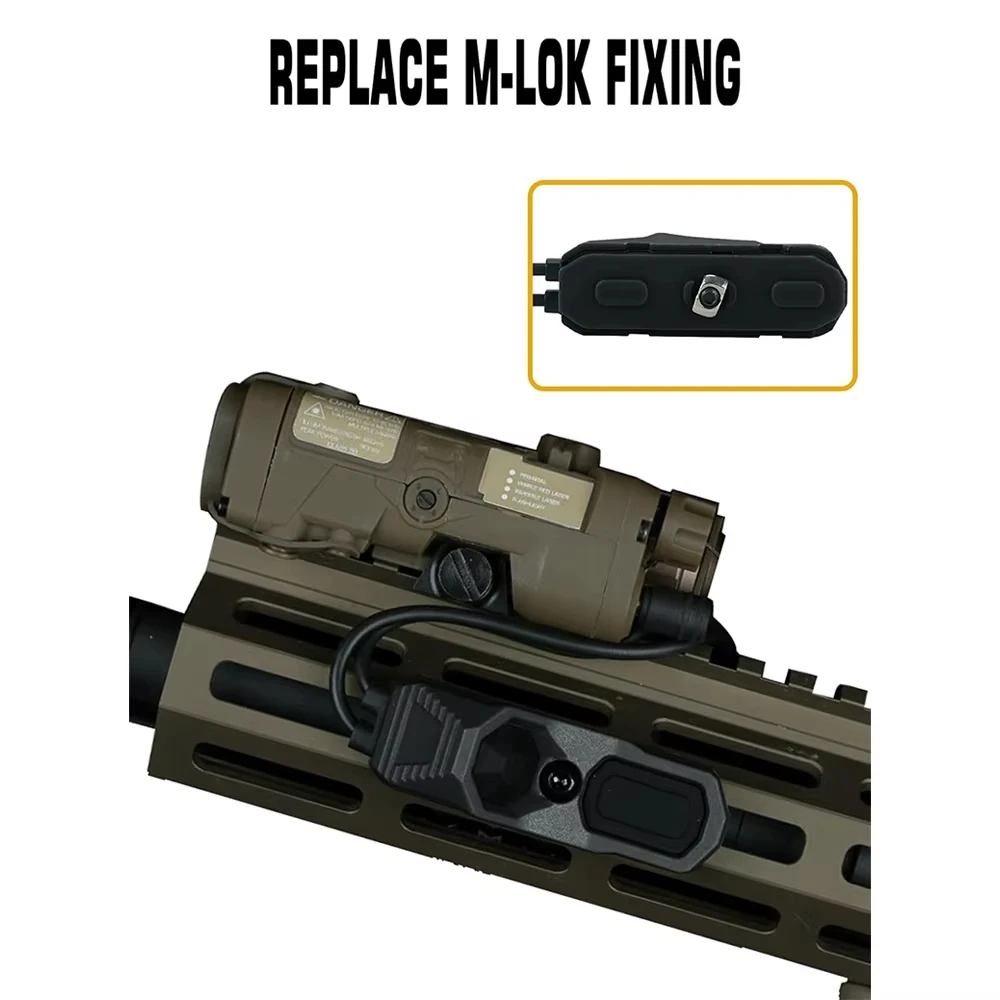 AXON PEQ Linterna táctica con puntero láser y mando remoto - imagen 2