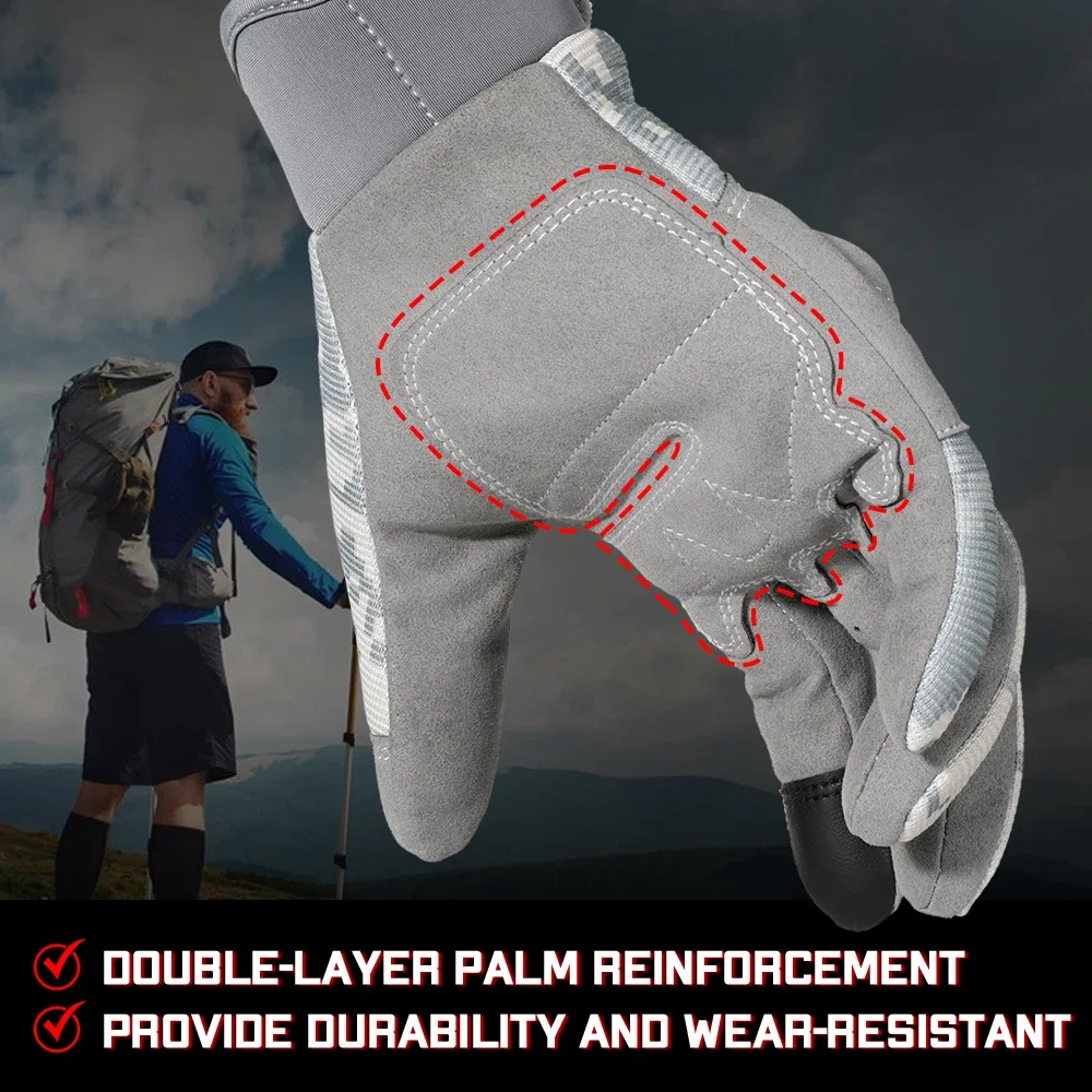 Guantes tácticos con pantalla táctil camuflaje ACU