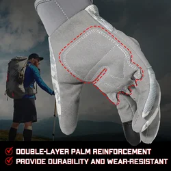 Guantes tácticos con pantalla táctil camuflaje ACU